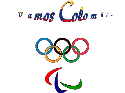 Juegos Olímpicos Vamos Colombia Spagnolo Messagi 