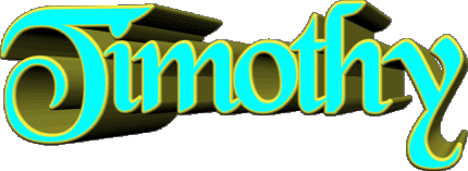 Timothy T MASCULINE -  UK - USA - IRL - AUS - NZ First Names 