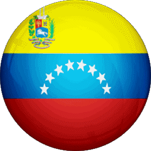 Tondo Venezuela America Bandiere 