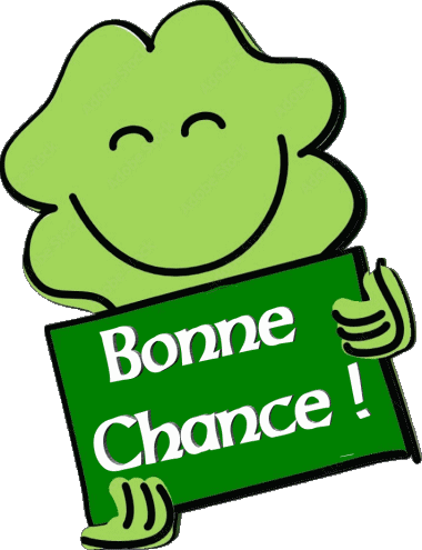 03 Sfondo trasparente Bonne Chance Francese Messagi 