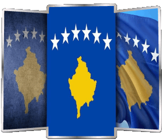 Forma Kosovo Europa Banderas 