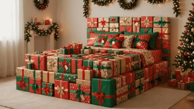 „ Im Bett ! “ (Weihnachten) A.I Mix Humor -  Fun 