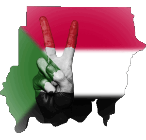 Map Sudan Africa Flags 