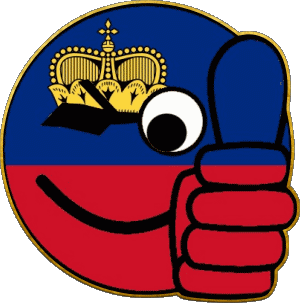 Smiley - OK Liechtenstein Europe Drapeaux 