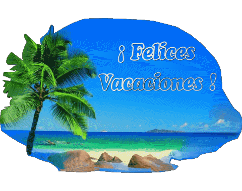 17 Fond Transparent Felices Vacaciones Espagnol Messages 