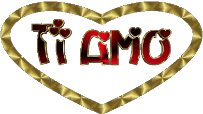 Coeur Ti Amo Italien Messages 