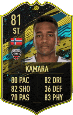 Ola Kamara Norway F I F A - Card Players Video Games Multi Media 