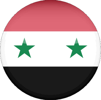 Runde Syrien Asien Fahnen 