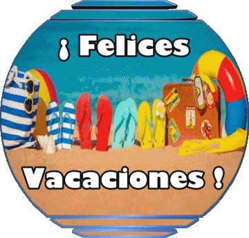 02 Transparent Background Felices Vacaciones Spanish Messages 