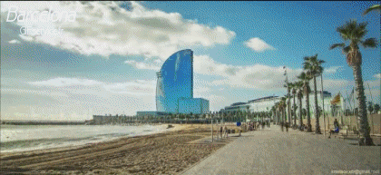 Espagne - Barcelone Lugares - TimeLapse Humor - Fun 