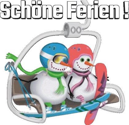 Serie 03 Schöne Ferien Winter Allemand Messages 