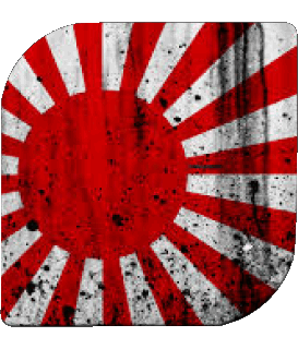 Square Japan Asia Flags 