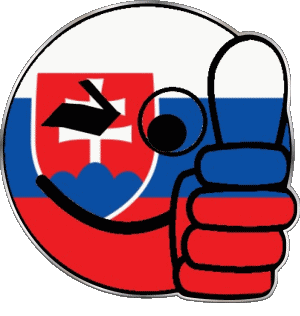 Smiley - OK Slovakia Europe Flags 