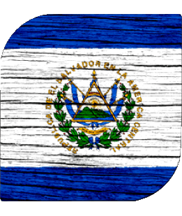 Carré Salvador Amériques Drapeaux 