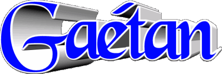 Gaétan G MASCULINE - France First Names 