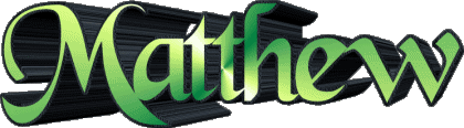 Matthew M MASCULINE -  UK - USA - IRL - AUS - NZ First Names 