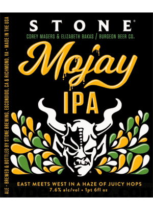 Mojay Ipa-Mojay Ipa Stone Brewing co USA Birre Bevande 