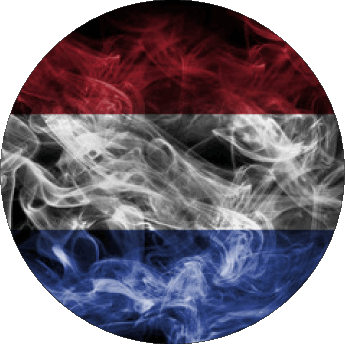 Rond Pays-Bas Europe Drapeaux 