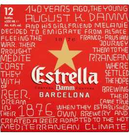Estrella Damm Espagne Bières Boissons 