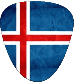Forme Islande Europe Drapeaux 
