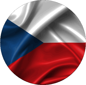 Tondo Repubblica Ceca Europa Bandiere 