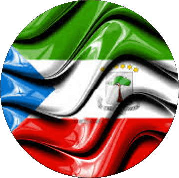 Tondo Guinea Equatoriale Africa Bandiere 