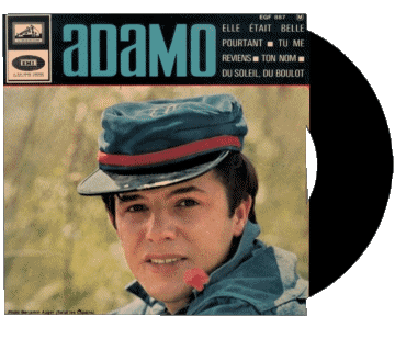 Elle etait belle pourtant - tu me reviens - ton nom - du soleil du boulot-Elle etait belle pourtant - tu me reviens - ton nom - du soleil du boulot Adamo 60' Frankreich-Zusammenstellung Musik Multimedia 