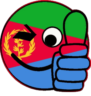 Smiley - OK Eritrea África Banderas 