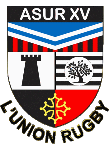 AS l'Union Rugby XV Dept 31 Rugby Club France Logo Sports 