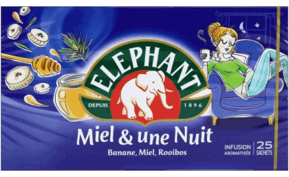 Miel & une nuit-Miel & une nuit Eléphant Té - Infusiones Bebidas 