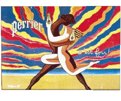 Perrier Carteles retro - Marcas Humor - Fun 