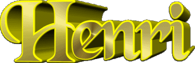 Henri H MASCULINE - France First Names 