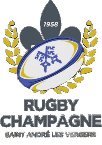 Champagne St Andre Vergers Dept 10 Rugby Club Frankreich Logo Sport 