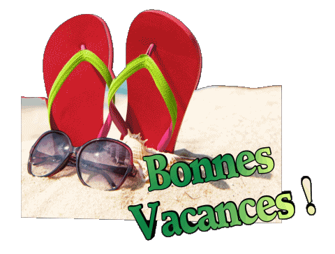 08 Fond Transparent Bonnes Vacances Français Messages 