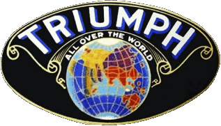 1932-1932 Logo Triumph MOTOS Transports 