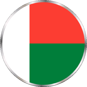 Tondo Madagascar Africa Bandiere 