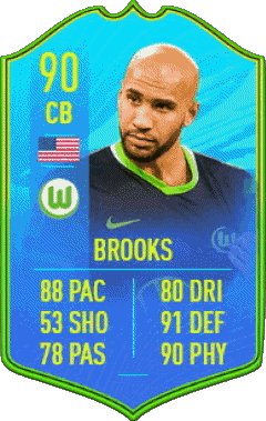 John Brooks U S A F I F A - Jugadores  cartas Vídeo Juegos Multimedia 