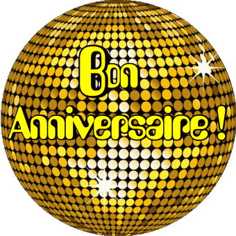 013 Fond Transparent Abstrait - Géométrique Bon Anniversaire Français Messages 