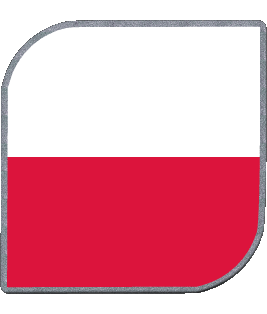 Square Poland Europe Flags 