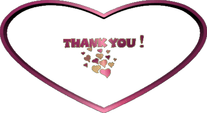 Herz Thank You Englisch Nachrichten 