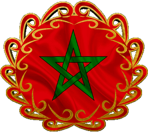 Form 01 Marokko Afrika Fahnen 