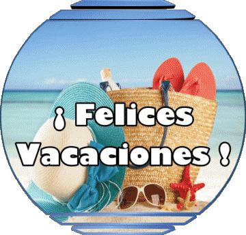 02 Fond Transparent Felices Vacaciones Espagnol Messages 