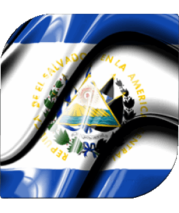 Quadrato Salvador America Bandiere 