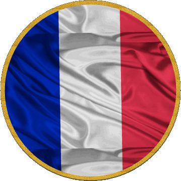 Tondo Nazionale Francia Bandiere 