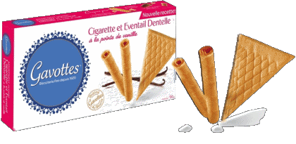 Gavottes Gateaux Nourriture 