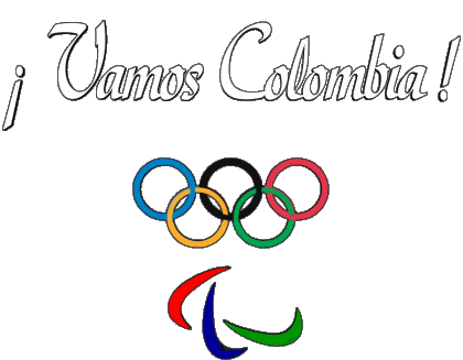 Juegos Olímpicos Vamos Colombia Spagnolo Messagi 