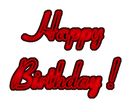 001 Fluo - Neon Happy Birthday Anglais Messages 