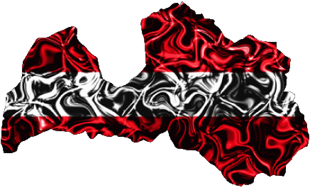 Carte Lettonie Europe Drapeaux 