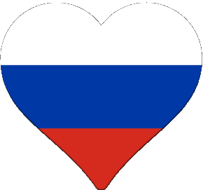 Gif Heart Russia Europe Flags