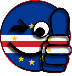 Smiley - OK Cap Vert Afrique Drapeaux 